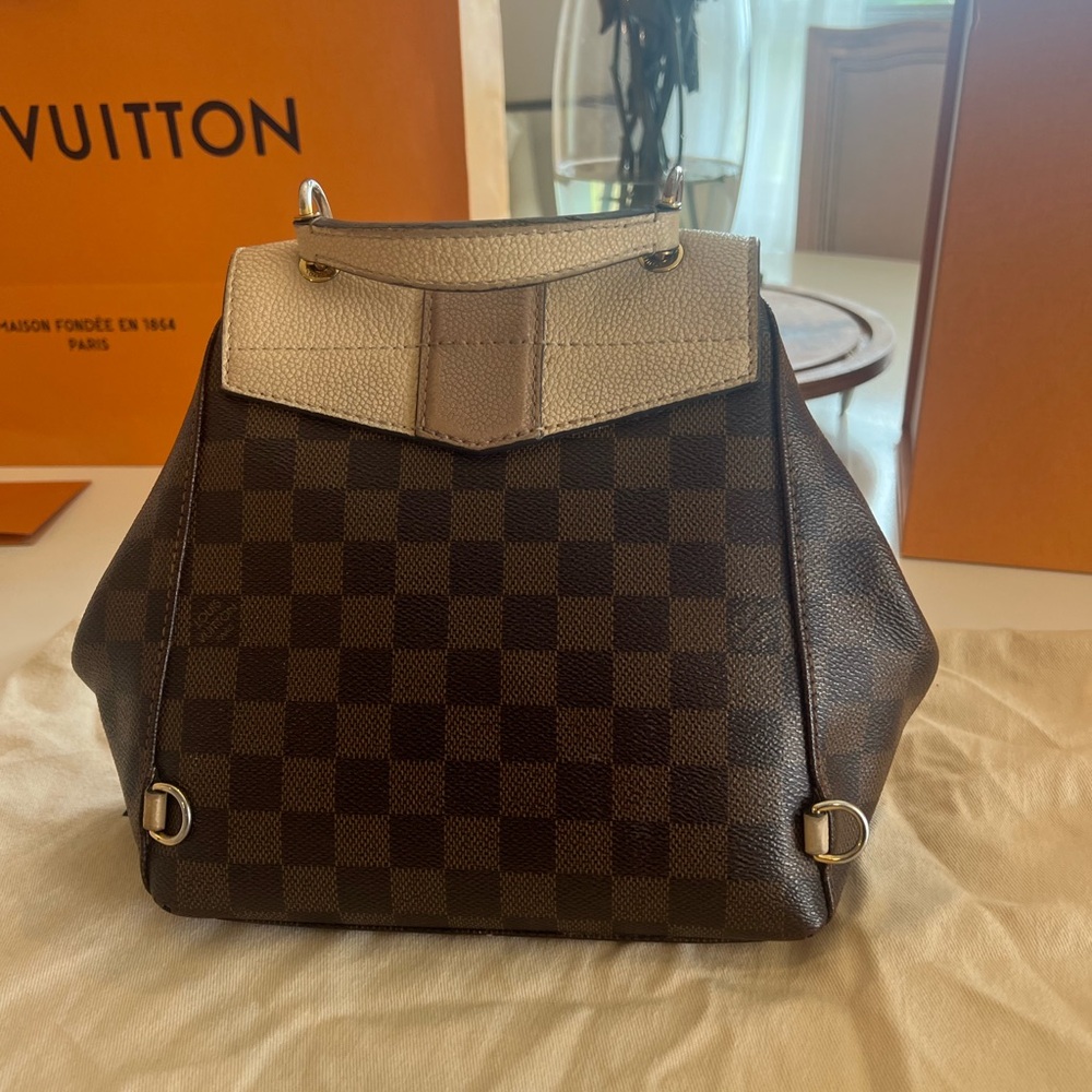 Louis Vuitton Brown and Cream Clapton Backpack - Picture 7 of 10